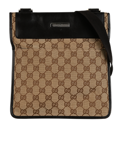 Vintage GG Messenger, Canvas, Brown, 9947, DB, 3*